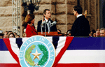 George W. Bush inauguration in 1995