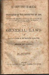 Cover of the 1866 constitution.