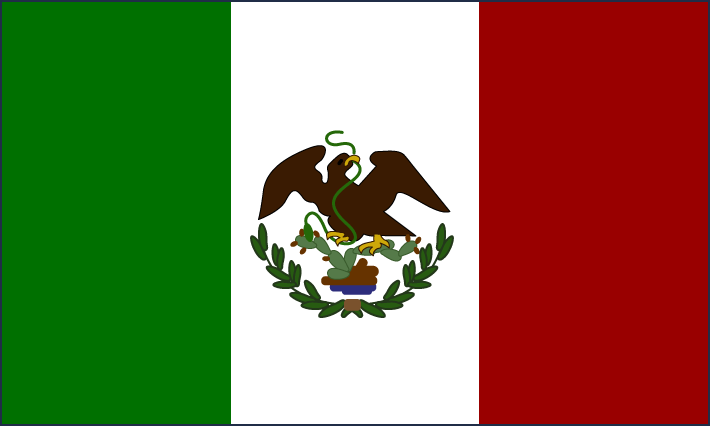 Mexican flag.