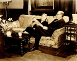 Stevenson with second wife, Marguerite