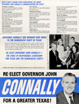 Connally campaign materials
